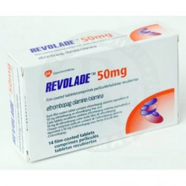 Изображение препарта из Германии: Револейд Revolade 50 мг/14 таблеток